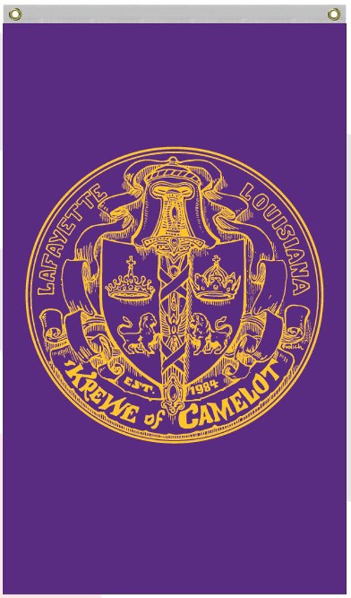 Krewe of Camelot Flag
